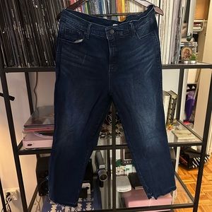 old navy flare ankle high rise jeans SZ 16 ✨worn once✨